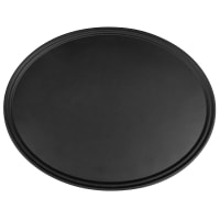 Cambro 2900CT138 Oval Camtread Serving Tray - 23 1/2x29", Fiberglass, Tavern Tan thumbnail 5