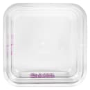 Cambro 2SFSCW441 2 qt Square Food Storage Container - CamSquare®, Allergen-Free, Polycarbonate, Clear thumbnail 3