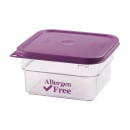 Cambro 2SFSCW441 2 qt Square Food Storage Container - CamSquare®, Allergen-Free, Polycarbonate, Clear thumbnail 8