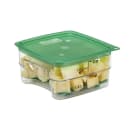 Cambro 2SFSFPDPP265 CamSquare® FreshPro Food Pan Drain Shelf for 2 & 4 qt FreshPro Containers, Translucent Green thumbnail 3