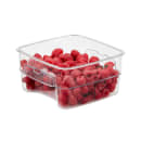 Cambro 2SFSPROCW135 2 qt FreshPro Square Food Storage Container - CamSquare®, Polycarbonate, Green Graduation thumbnail 4