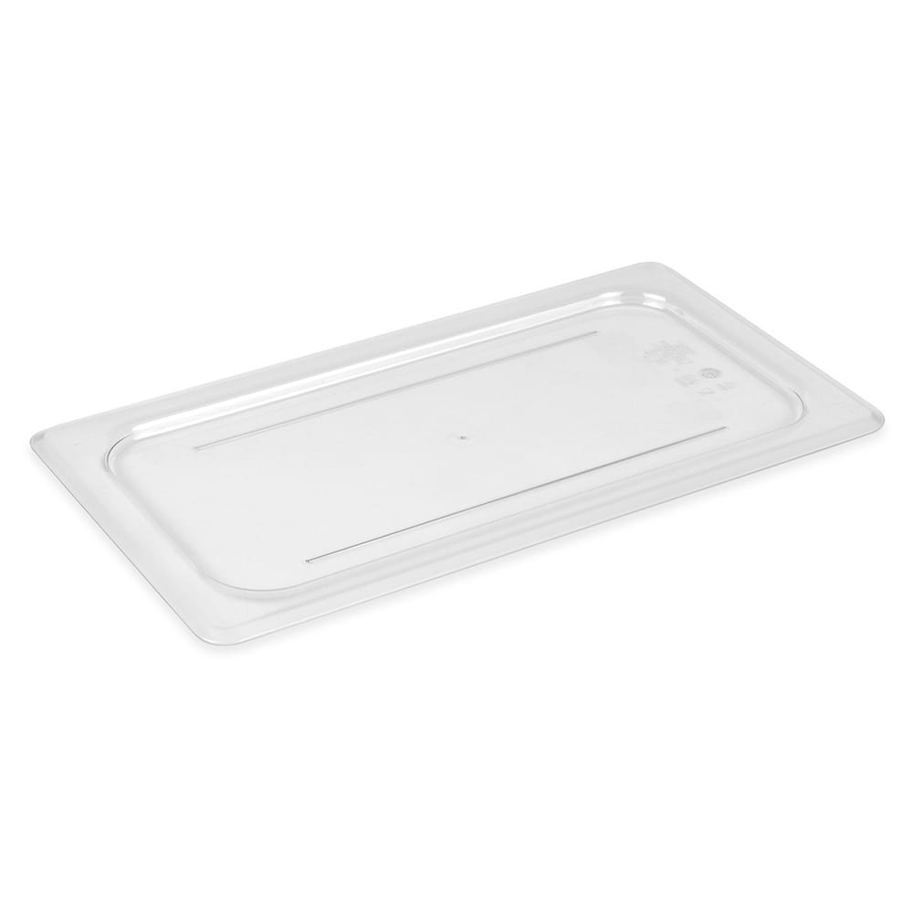 Cambro 30CWC135 Camwear Food Pan Cover - 1/3 Size, Flat, Clear