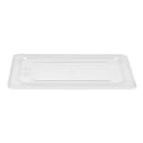 Cambro 30CWC135 Camwear Food Pan Cover - 1/3 Size, Flat, Clear thumbnail 3