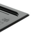 Cambro 30CWCH110 Camwear Food Pan Cover - 1/3 Size, Flat with Handle, Black thumbnail 4