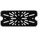 Cambro 30CWD110 Camwear Drain Shelf - 1/3 Size, Black thumbnail 3