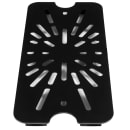 Cambro 30CWD110 Camwear Drain Shelf - 1/3 Size, Black thumbnail 4