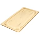 Cambro 30HPC150 H-Pan Food Pan Cover - 1/3 Size, Non-Stick, Flat, Amber thumbnail 5