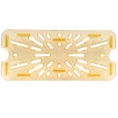 Cambro 30HPD150 H-Pan Drain Shelf - 1/3 Size, Amber thumbnail 3