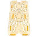 Cambro 30HPD150 H-Pan Drain Shelf - 1/3 Size, Amber thumbnail 4