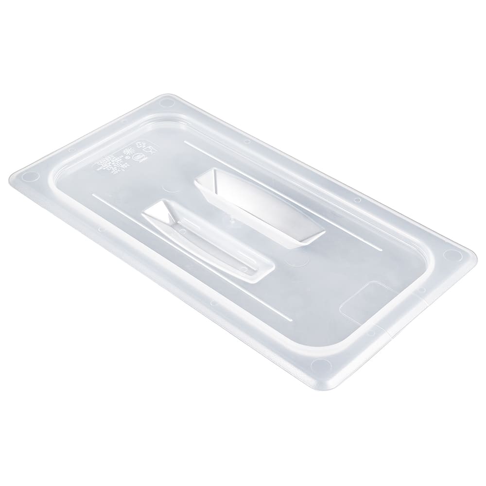 Cambro 30PPCH190 1/3 Size Food Pan Cover w/ Handle, Polypropylene, Translucent