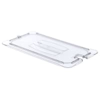 Cambro 30PPCHN190 Food Pan Cover with Handle - 1/3 Size, Notched, Translucent thumbnail 4