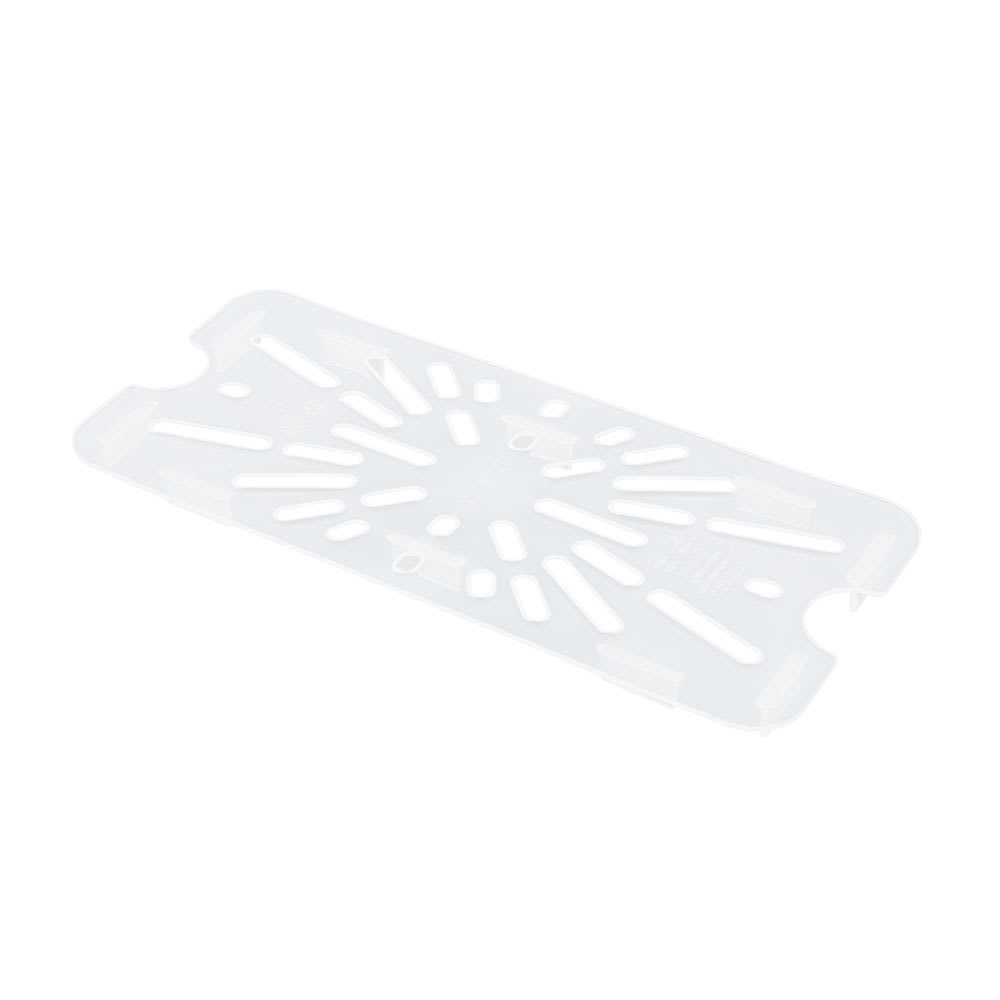 Cambro 30PPD190 Food Pan Drain Shelf - 1/3 Size, Translucent