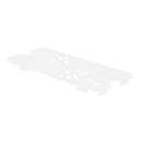 Cambro 30PPD190 Food Pan Drain Shelf - 1/3 Size, Translucent thumbnail 5