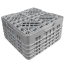 Cambro 30S800151 Camrack® Glass Rack w/ (30) Compartments - (4) Gray Extenders, Soft Gray thumbnail 4