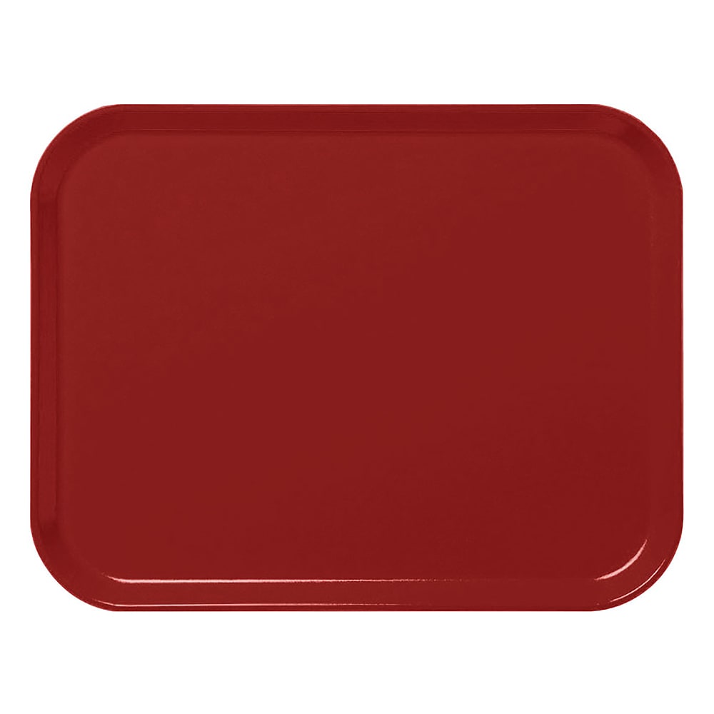 Cambro 3253CL675 Fiberglass Camlite® Cafeteria Tray - 20 7/8"L x 12 3/4"W, Steel Red
