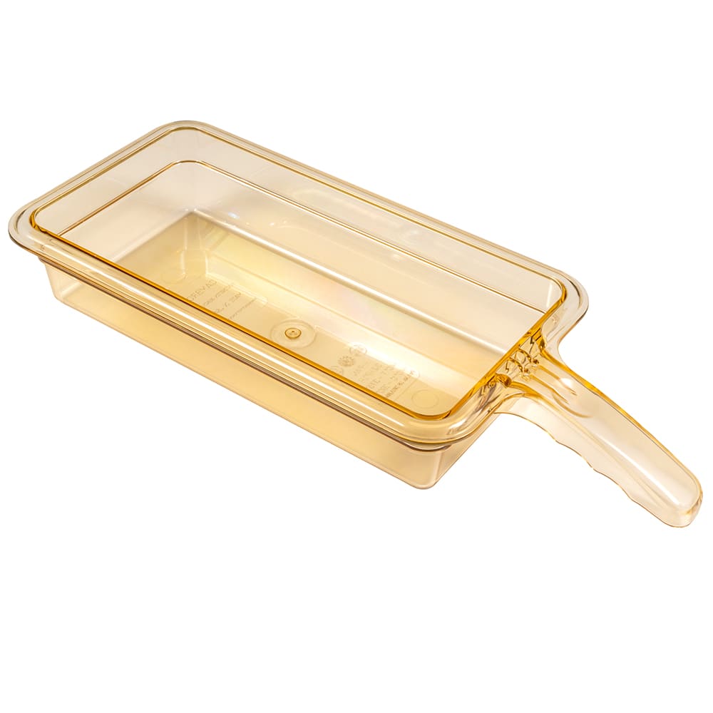 Cambro 32HP1H150 2 1/2"D Third Size High Temp Food Pan - Handle