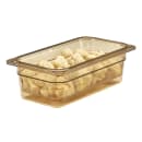 Cambro 33CLRHP150 H-Pan Colander - 1/3 Size, 3"D, Amber thumbnail 2