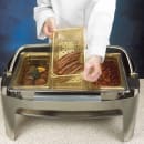 Cambro 33CLRHP150 H-Pan Colander - 1/3 Size, 3"D, Amber thumbnail 4