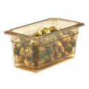Cambro 35CLRHP150 H-Pan Colander - 1/3 Size, 5"D, Amber thumbnail 2