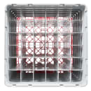 Cambro 36S1114163 Camrack® Glass Rack w/ (36) Compartments - (6) Gray Extenders, Red thumbnail 3