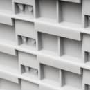 Cambro 36S1114163 Camrack® Glass Rack w/ (36) Compartments - (6) Gray Extenders, Red thumbnail 6