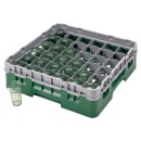 Cambro 36S318119 Camrack® Glass Rack w/ (36) Compartments - (1) Gray Extender, Sherwood Green thumbnail 2