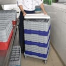 Cambro 36S900186 Camrack® Glass Rack w/ (36) Compartments - (4) Gray Extenders, Navy Blue thumbnail 2