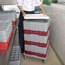 Cambro 36S900416 Camrack® Glass Rack w/ (36) Compartments - (4) Gray Extenders, Cranberry thumbnail 2