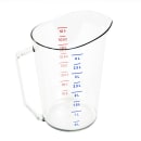 Cambro 400MCCW135 4 qt Camwear Measuring Cup - Clear thumbnail 2
