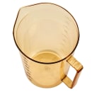 Cambro 400MCH150 4 qt High Heat Measuring Cup - Plastic, Amber thumbnail 2