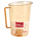 Cambro 400MCH150 4 qt High Heat Measuring Cup - Plastic, Amber thumbnail 3