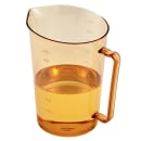 Cambro 400MCH150 4 qt High Heat Measuring Cup - Plastic, Amber thumbnail 4