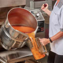 Cambro 400MCH150 4 qt High Heat Measuring Cup - Plastic, Amber thumbnail 7