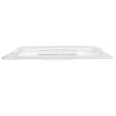 Cambro 40CWCH135 Camwear Food Pan Cover - 1/4 Size, Flat with Handle, Clear thumbnail 2