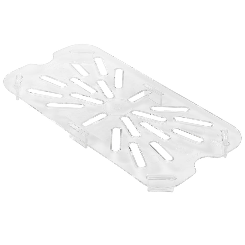 Cambro 40CWD135 Camwear Drain Shelf - 1/4 Size, Clear