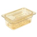 Cambro 40HPCH150 H-Pan Food Pan Cover - 1/4 Size, Non-Stick, Flat with Handle, Amber thumbnail 5