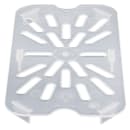 Cambro 40PPD190 Food Pan Drain Shelf - 1/4 Size, Translucent thumbnail 4