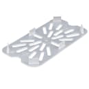 Cambro 40PPD190 Food Pan Drain Shelf - 1/4 Size, Translucent thumbnail 5