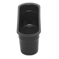 Cambro 415CBP131 1 Compartment Cutlery Bin - Plastic, Dark Brown thumbnail 2