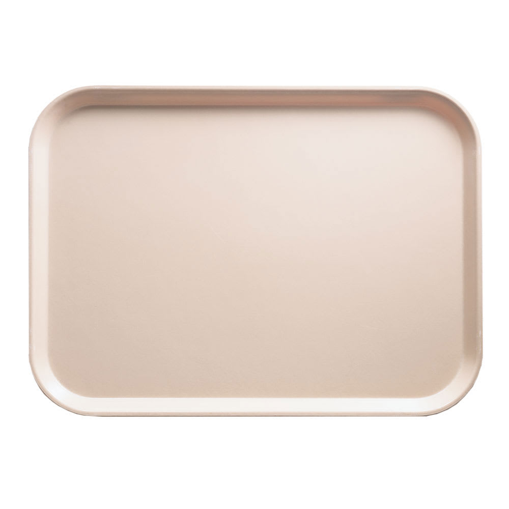 Cambro 46106 Fiberglass Camtray® Cafeteria Tray - 6"L x 4 1/4"W, Light Peach