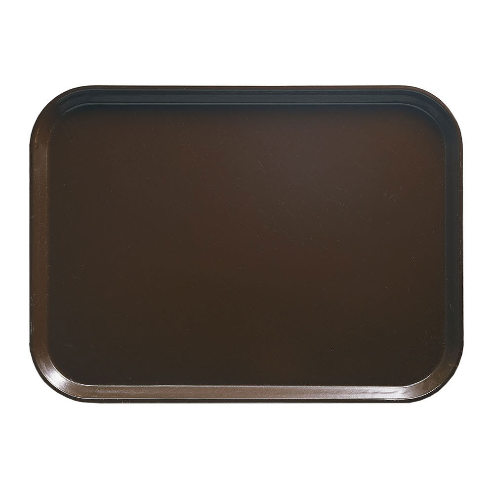 Cambro 46116 Fiberglass Camtray® Cafeteria Tray - 6"L x 4 1/4"W, Brazil Brown