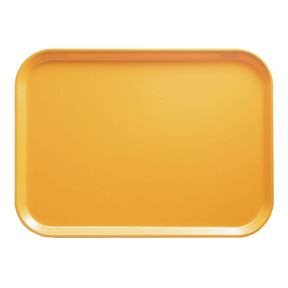 Cambro 46171 Fiberglass Camtray® Cafeteria Tray - 6"L x 4 1/4"W, Tuscan Gold