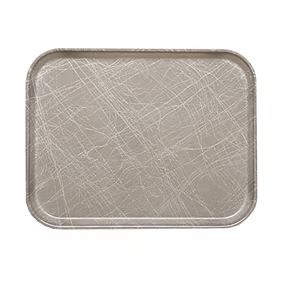 Cambro 46215 Fiberglass Camtray® Cafeteria Tray - 6"L x 4 1/4"W, Abstract Gray