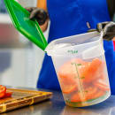 Cambro 4RFSPROPP190 4 qt CamRound® FreshPro Round Storage Container - Polypropylene, Translucent thumbnail 10