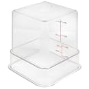 Cambro 4SFSCW135 4 qt Square Food Storage Container - CamSquare®, Plastic, Clear thumbnail 5
