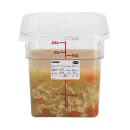 Cambro 4SFSCW135 4 qt Square Food Storage Container - CamSquare®, Plastic, Clear thumbnail 7
