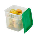 Cambro 4SFSPP190 4 qt Square Food Storage Container - CamSquare®, Plastic, Translucent thumbnail 7