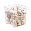 Cambro 4SFSPROCW135 4 qt FreshPro Square Food Storage Container - CamSquare®, Polycarbonate, Green Graduation thumbnail 11