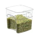 Cambro 4SFSPROCW135 4 qt FreshPro Square Food Storage Container - CamSquare®, Polycarbonate, Green Graduation thumbnail 12