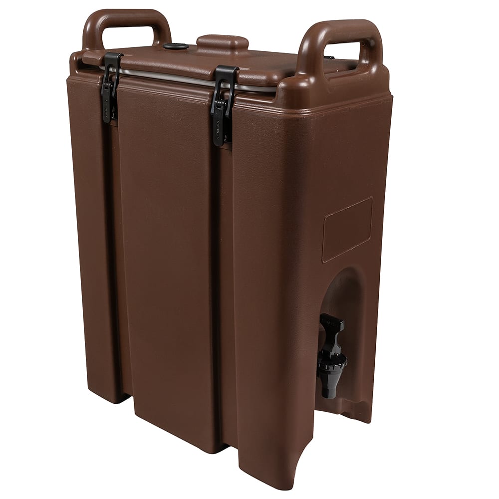Cambro 500LCD131 5 gal Camtainer® Insulated Beverage Dispenser, Dark Brown